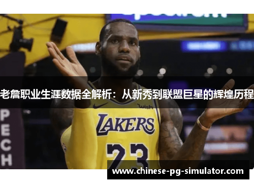 老詹职业生涯数据全解析：从新秀到联盟巨星的辉煌历程